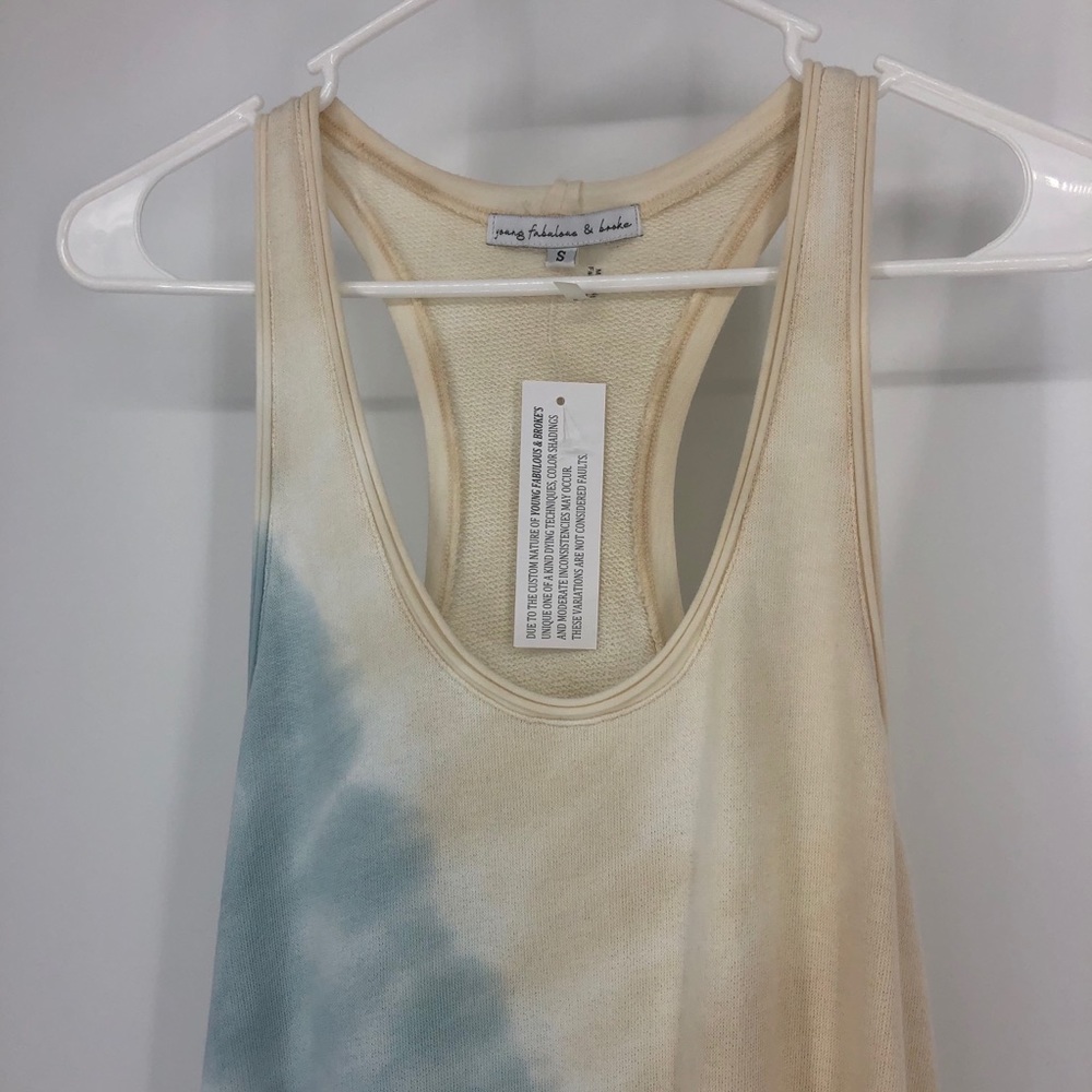 YOUNG FABULOUS & BROKE EBERHART TIE DYE JUMPSUIT - Picture 3 of 11